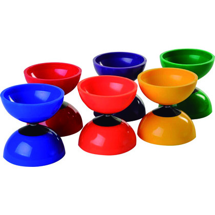 Diabolo plastico rototech big en plastique avec baguettes + livret axe vissé diamètre 10cm