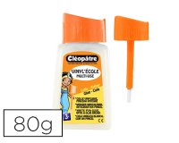 Colle vinylique cléopâtre vinyl'école flacon 80g avec pinceau incorporé