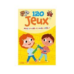 Bloc d'activités éditions lito 120 jeux mots croisés mêlés et fléchés 128 pages 160x240mm