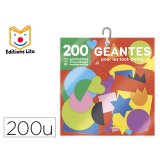 Gommette geante editions lito autocollantes pour tout petitsetui 200 unites