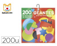 Gommette geante editions lito autocollantes pour tout petitsetui 200 unites