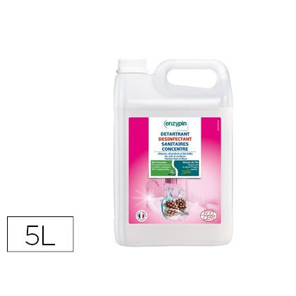 Détartrant enzypin désinfectant sanitaires concentré bidon 5l