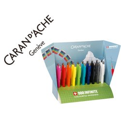 Présentoir de 20 porte-mines caran d'ache 888 infinite 0,7mm coloris assortis 2 par couleur