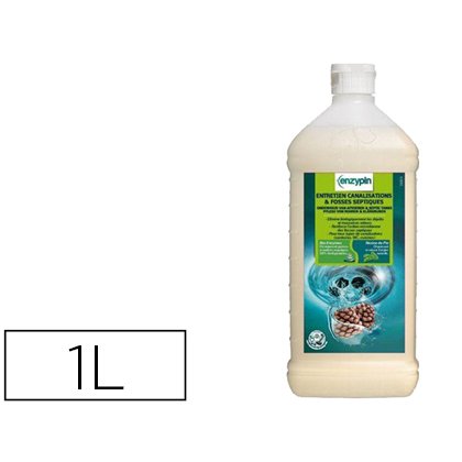 Entretien canalisations et fosses septiques enzymatique 1litre