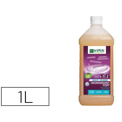 Dégraissant le vrai fort surpuissant sols surfaces tres concentré dégraisse toutes surfaces pin des landes flacon 1l