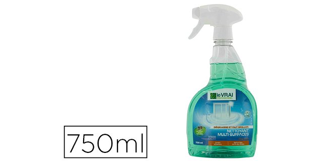 Nettoyant multi-surfaces le vrai professionnel degraissantbrillance parfum pin des      landes spray 750ml