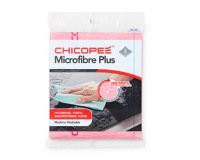 Lavette duradry microfibres plus 400x340mm coloris rouge sachet de 5 unités
