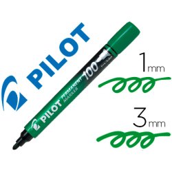 Marqueur permanent MARKER 100 pointe conique fine encre vert