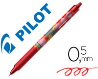 Roller pilot frixion ball clicker 0.7 mika édition limitée éclair écriture moyenne 0.5mm encre rouge effaçable