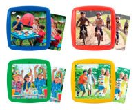 Puzzle miniland loisir entre amis set de 4 unités 36 pièces