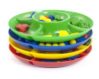 Jeu miniland plateau rangement5 compartiments 26 cm diametre