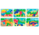 Jeu miniland planches dino 31x21cm pack de 6 unités
