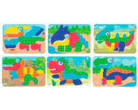 Jeu miniland planches dino 31x21cm pack de 6 unités