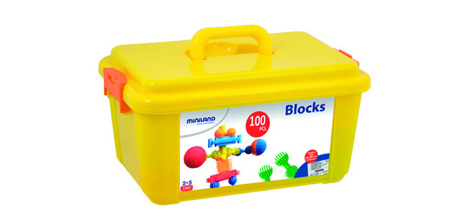 Jeu miniland interstar blocks 100 pieces
