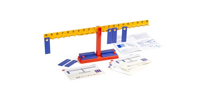 Jeu miniland balance numérique 20 poids + 10 suspendus