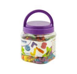 Jeu miniland lettres minuscules magnétiques pot de 160 pièces
