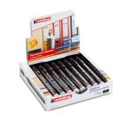 Marqueur permanent edding 2000c pointe ogive tracé 1,5-3mm corps aluminium value pack 17+3 unités
