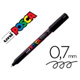Marqueur posca pc1mr base eau pointe calibree extra fine    0,7mm noir               sans/odeurs/alcool/solvant tous