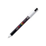 Marqueur posca pc1mr base eau pointe calibree extra fine    0,7mm blanc              sans/odeurs/alcool/solvant tous
