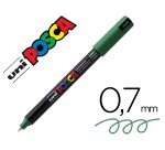 Marqueur posca pc1mr base eau pointe calibree extra fine    0,7mm vert foncée       sans/ odeurs/alcool/solvant tous
