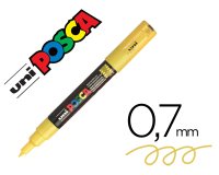 Marqueur posca pc1mc base eau pointe conique extra fine     0,7mm jaune              sans/odeurs/alcool/solvant tous