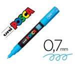 Marqueur posca pc1mc base eau pointe conique extra fine     0,7mm bleu foncée        sans/odeurs/alcool/solvant tous