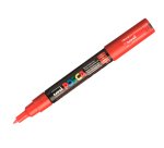 Marqueur posca pc1mc base eau pointe conique extra fine     0,7mm   rouge            sans/odeurs/alcool/solvant tous