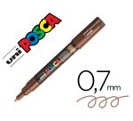 Marqueur posca pc1mc base eau pointe conique extra fine     0,7mm marron             sans/odeurs/alcool/solvant tous
