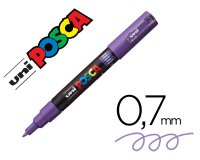 Marqueur posca pc1mc base eau pointe conique extra fine     0,7mm violet             sans/odeurs/alcool/solvant tous
