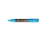 Marqueur posca pc1mc base eau pointe conique extra fine     0,7mm bleu clair              odeurs/alcool/solvant tous