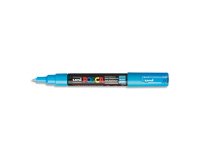 Marqueur posca pc1mc base eau pointe conique extra fine     0,7mm bleu clair              odeurs/alcool/solvant tous