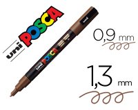 Marqueur posca pc3m base eau pointe conique fine 0,9-1,3mm sans odeurs/alcool/solvant    tous supports coloris marron