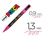 Marqueur posca pc3m base eau pointe conique fine 0,9-1,3mm sans odeurs/alcool/solvant    tous supports coloris rose