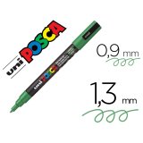 Marqueur posca pc3m base eau pointe conique fine 0,9-1,3mm sans odeurs/alcool/solvant    tous supports coloris vert