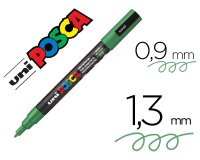 Marqueur posca pc3m base eau pointe conique fine 0,9-1,3mm sans odeurs/alcool/solvant    tous supports coloris vert