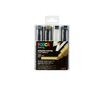 Marqueur posca pc8k base eau pointe biseautee large 8mm    sans odeurs/alcool/solvant    tout supports coloris or