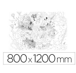 Coloriage géant bouchut explorateurs 80x120cm sous étui carton