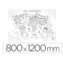 Coloriage géant bouchut atlas 80x120cm sous étui carton