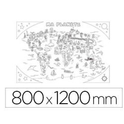 Coloriage géant bouchut atlas 80x120cm sous étui carton