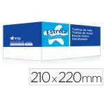 Essuie-mains amoos estrela 2 plis 21x22cm pack 20 paquets de 200 unités