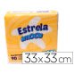 Serviette amoos estrela 2 plis 33x33cm paquet de 100 unités