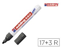 Marqueur edding e660 tableau blanc rechargeable pointe ogive tracé 1.5/3mm encre cap-off pack 17 unités + 3 gratuits