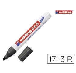 Marqueur edding e660 tableau blanc rechargeable pointe ogive tracé 1.5/3mm encre cap-off pack 17 unités + 3 gratuits