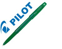 Stylo-bille pilot super grip g cap pointe fine coloris vert