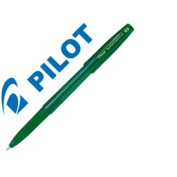 Stylo-bille pilot super grip g cap pointe moyenne coloris vert