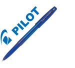 Stylo-bille pilot super grip g cap pointe moyenne coloris bleu