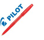 Stylo-bille pilot super grip g cap pointe moyenne coloris rouge