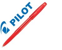 Stylo-bille pilot super grip g cap pointe moyenne coloris rouge