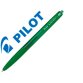 Stylo-bille pilot super grip g rétractable pointe fine coloris vert