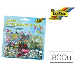 Set de pierres décoratives FUN, plus de 800 pièces